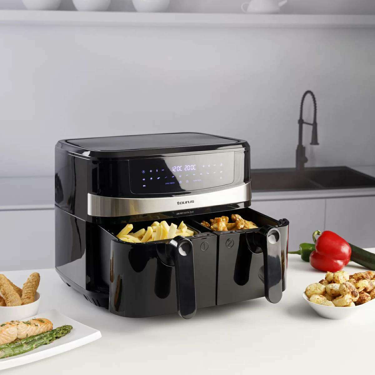 Air Fryer Digital Duo 9L Air Fryers Air Fryer Digital Duo 9L Air Fryer Digital Duo 9L Taurus