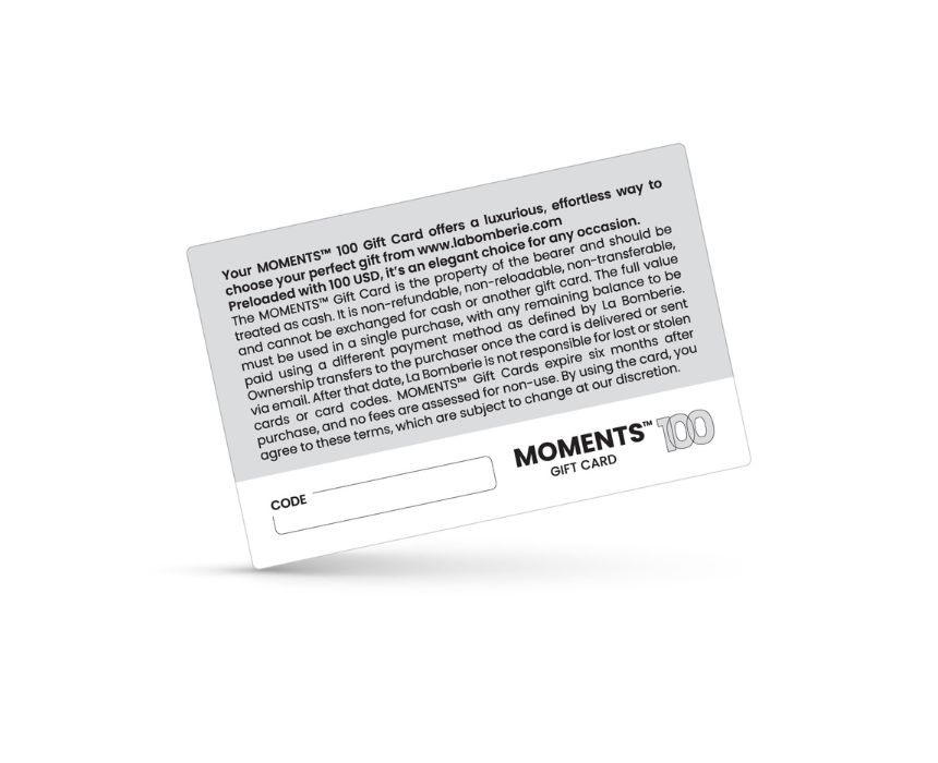 La Bomberie Moments 100 Gift Card 100 USD