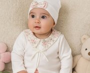 Floral Patterned Baby Girl Set