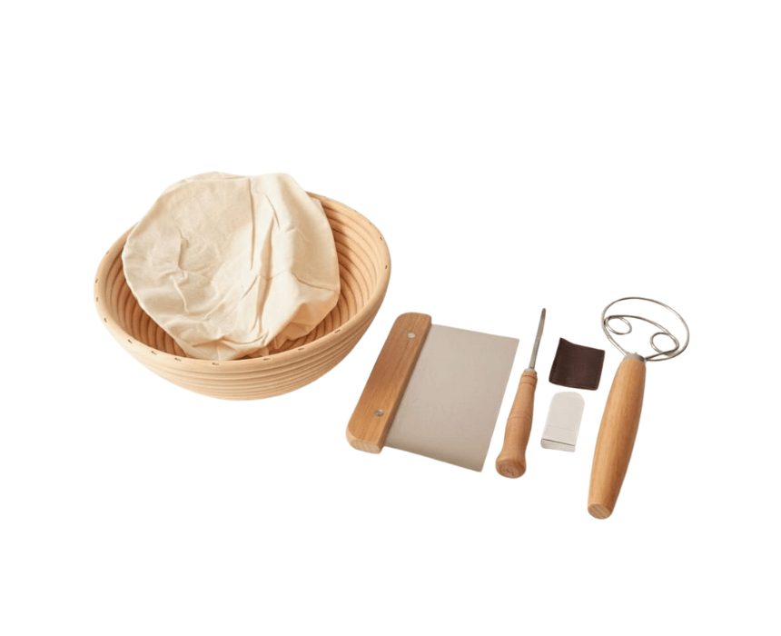 Sourdough Baking Beginner's Kit Round Banneton