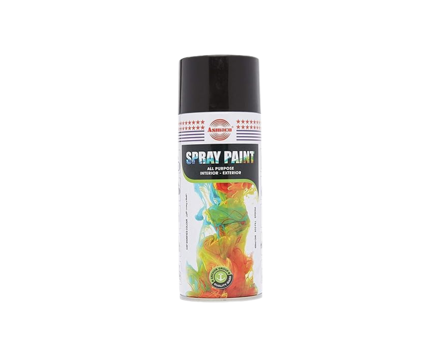 Asmaco Spray Paint in Matt Black