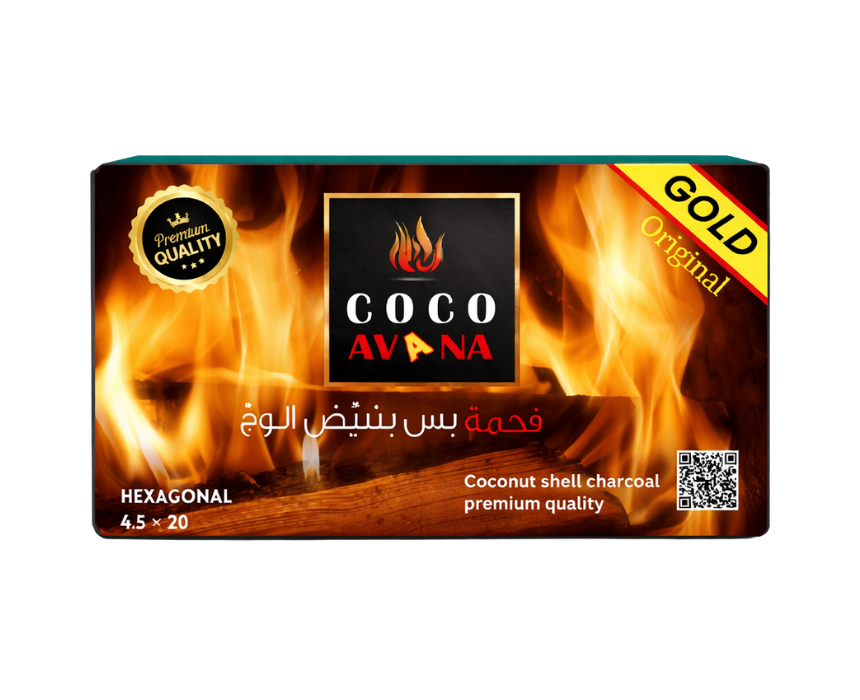 Shisha Charcoal Hexagonal