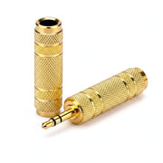 6.35mm Male to 3.5mm Female Stereo Audio Adapter
