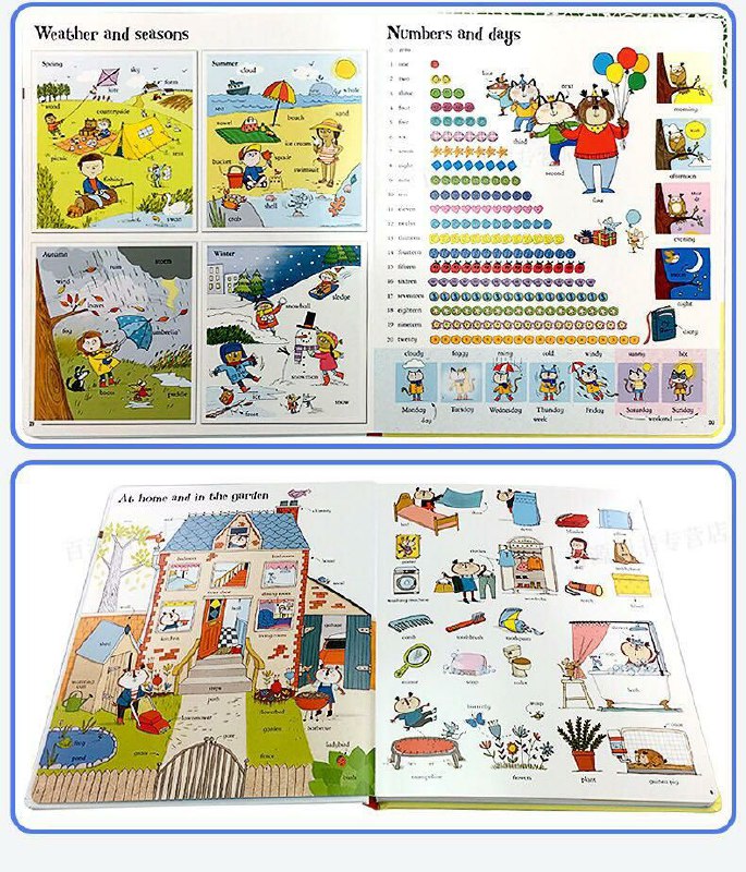 The Usborne Big Book English Words | Hard Cover | 3+
