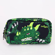 Smiggle Pencil Case | Green |Dinosaur