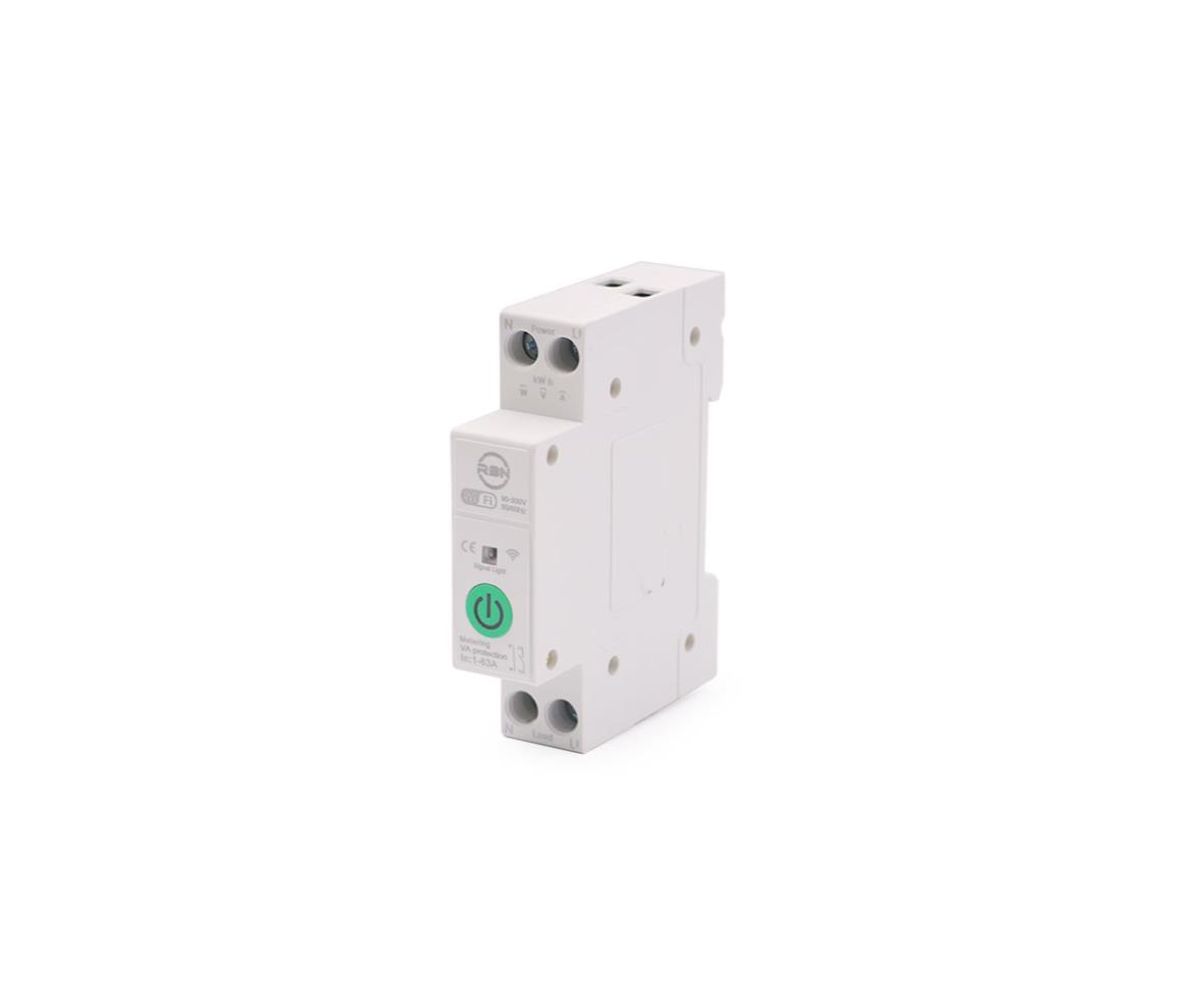 Tuya IoT Smart - WiFi Switch - Energy Monitoring - 1Pole - 63A - 220V