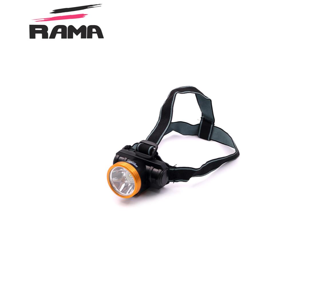 Torch LED Light - Head Lamp - Rechargeable - 1x Lamp LED - RA-100 - Rama