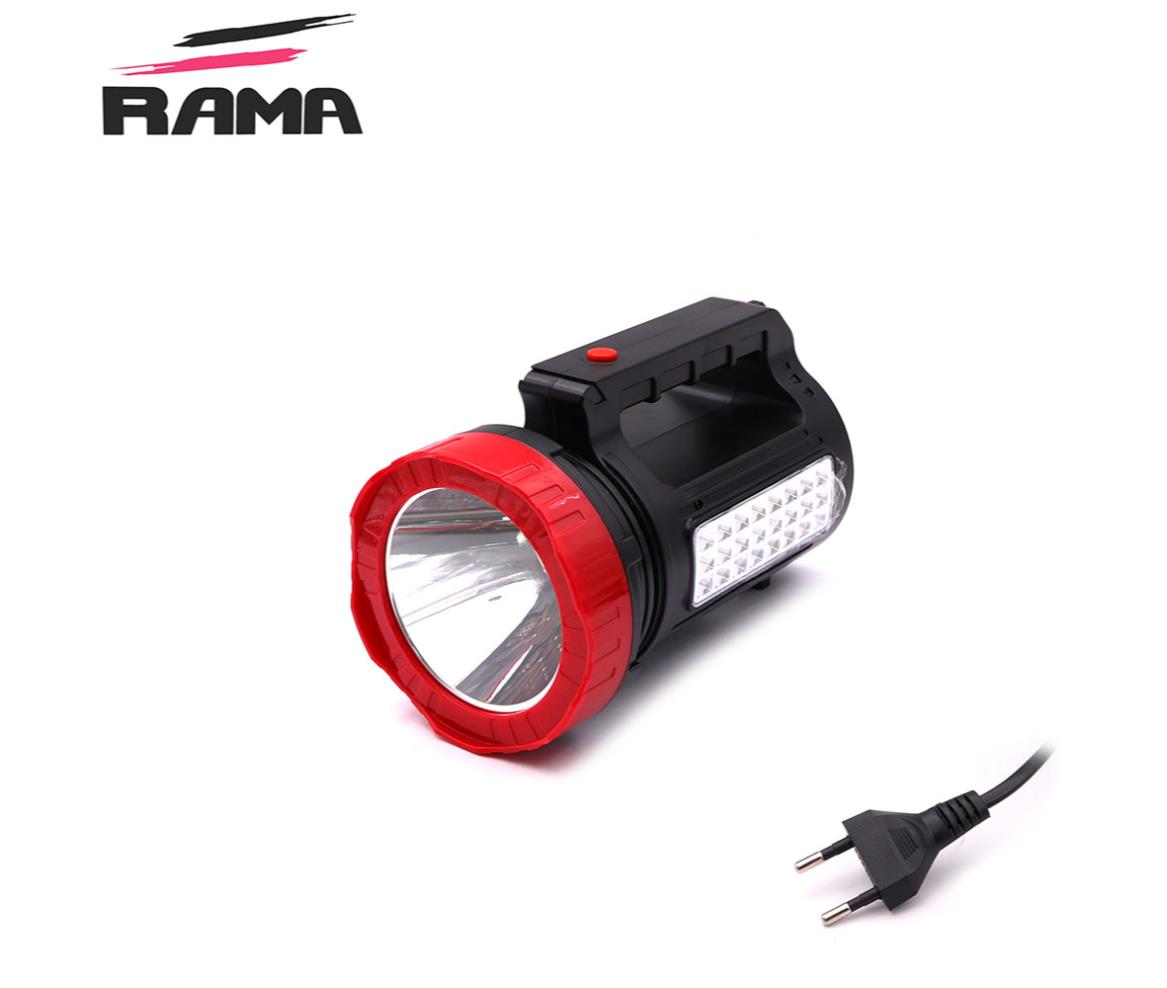Torch LED Light - Portable Spotlight - Rechargeable - Handheld - RA-104