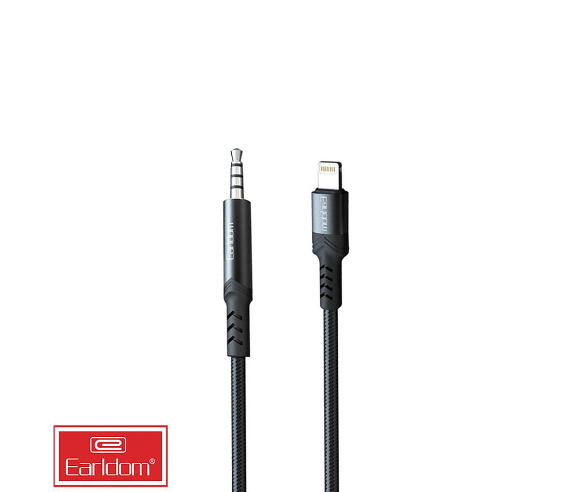 Cable Audio Lightning - AUX Male 3.5mm 1m Earldom AUX39