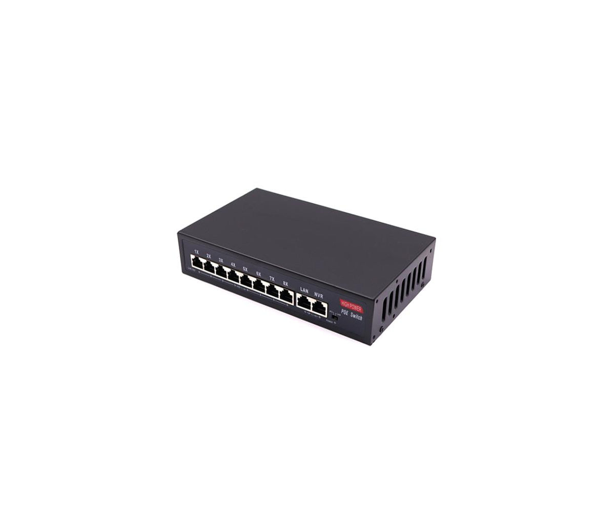 Network Switch 8-Port Unmanaged POE Gega