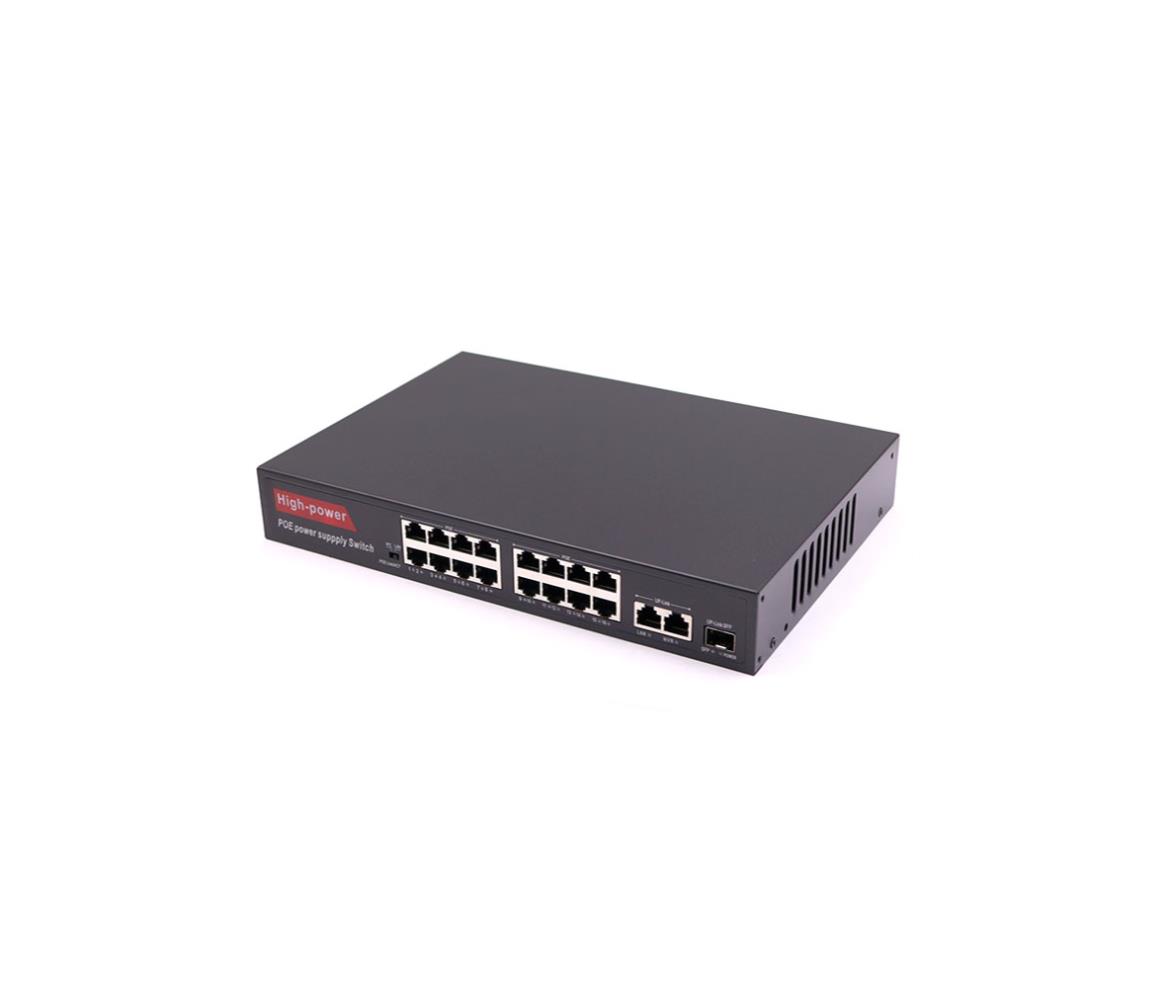 Network Switch 16-Port Unmanaged POE Gega