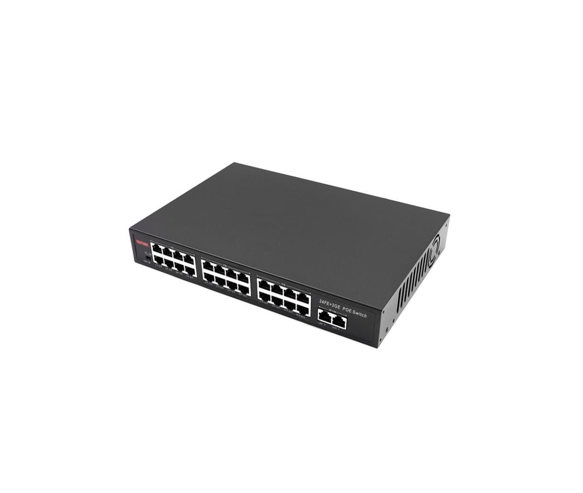 Network Switch 24-Port Unmanaged POE Gega
