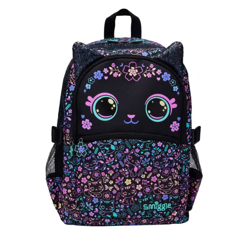 Smiggle Backpack Black Cat | (G1-G3) | 42cm