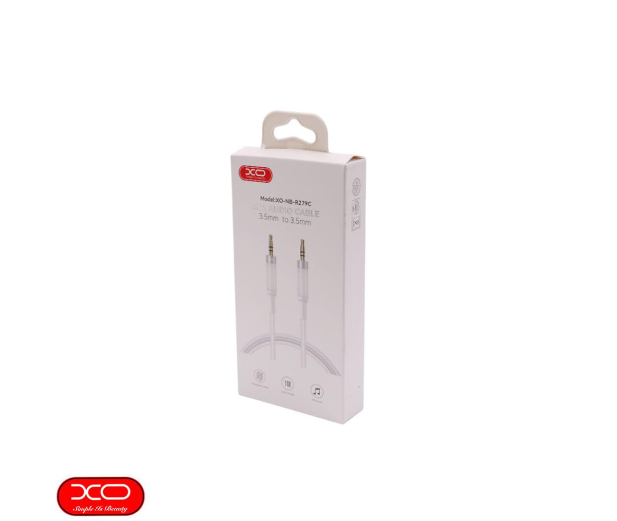 Audio Cable AUX - AUX Male 3.5mm 1m XO R279C
