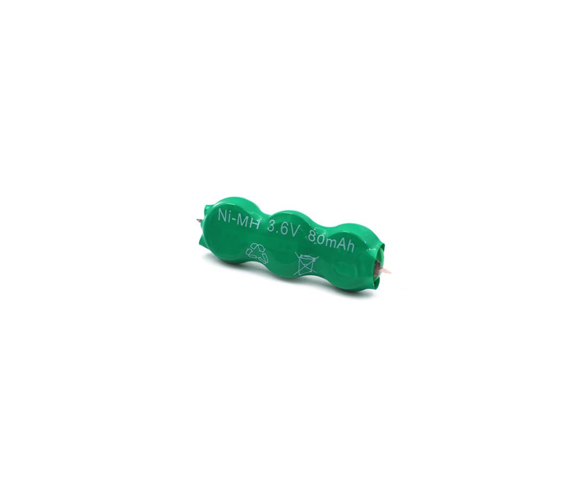 GB Ni-Cd Coin Battery 3.6V Solder Tag