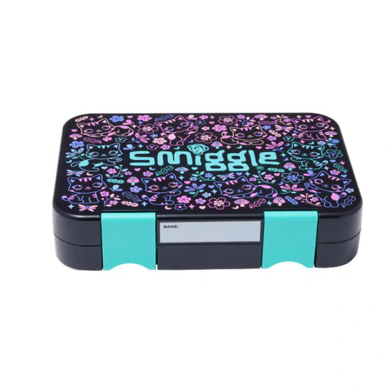 Smiggle Lunch Box - Black Cat - 21x15x4.5
