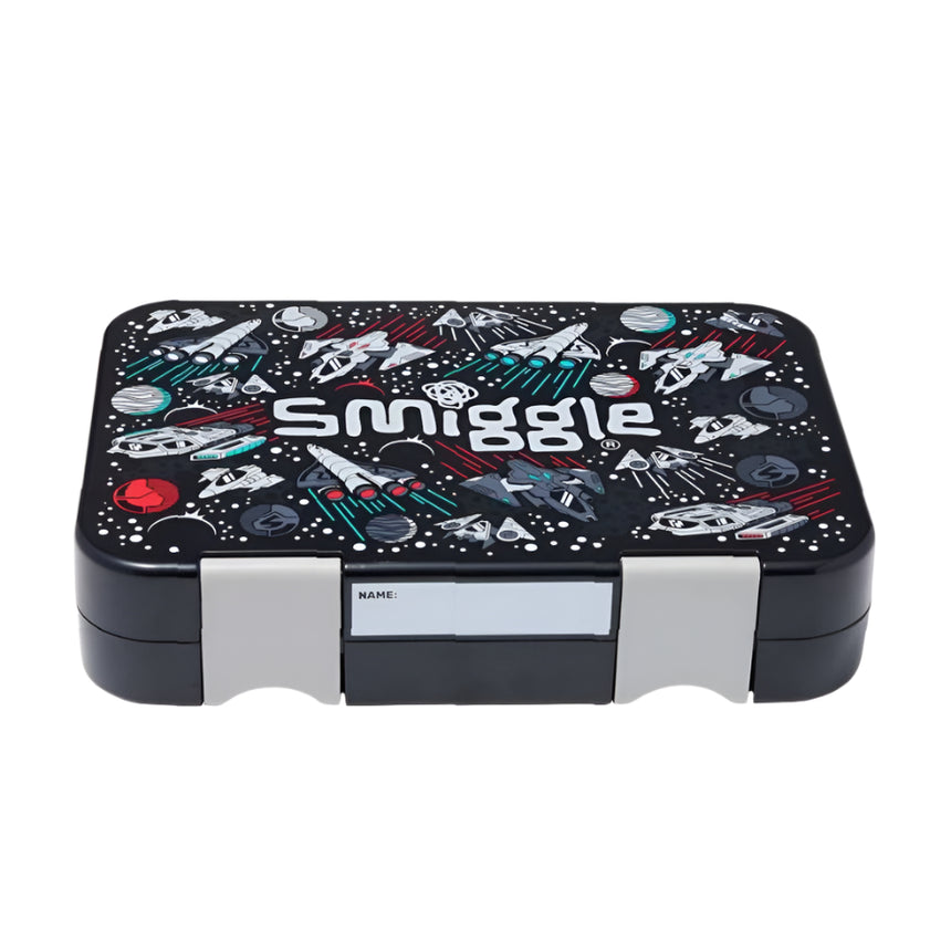Smiggle Lunch Box - Black Space | 21x15x4.5