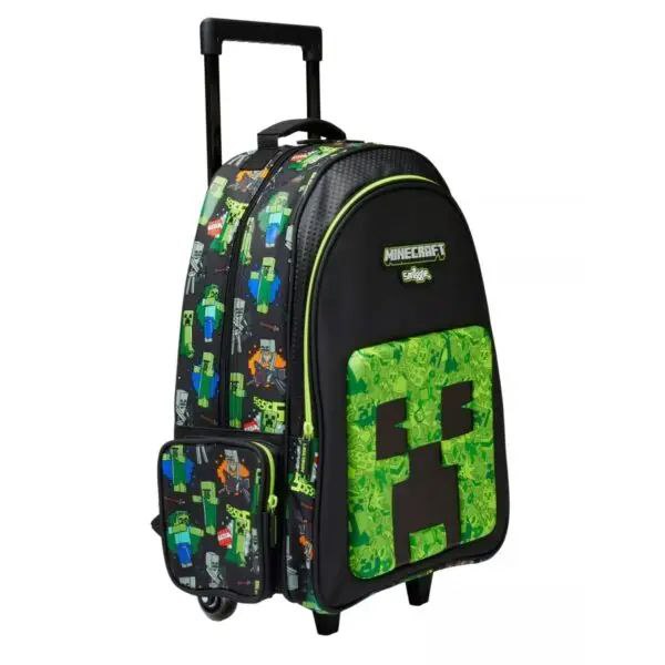 Smiggle Backpack | Light Up Wheels | Minecraft