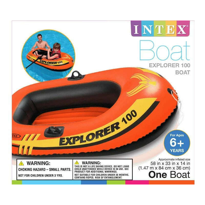 Explorer 100, 1-Person Inflatable Boat Kids Inflatables Explorer 100, 1-Person Inflatable Boat Explorer 100, 1-Person Inflatable Boat Intex