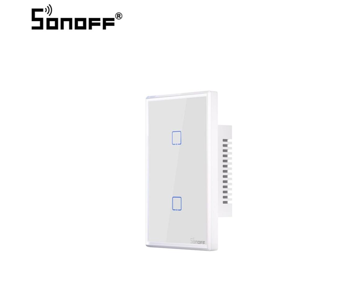 IoT Smart - WiFi Touch RF - 2-Gang - US - White - Sonoff