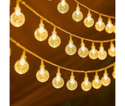LED Fairy Light - DC Battery - White Ball - Warm White - 3M
