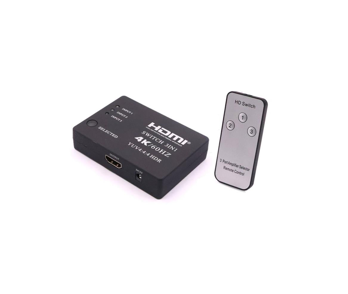 Audio Video Selector Switch 3x HDMI 4K