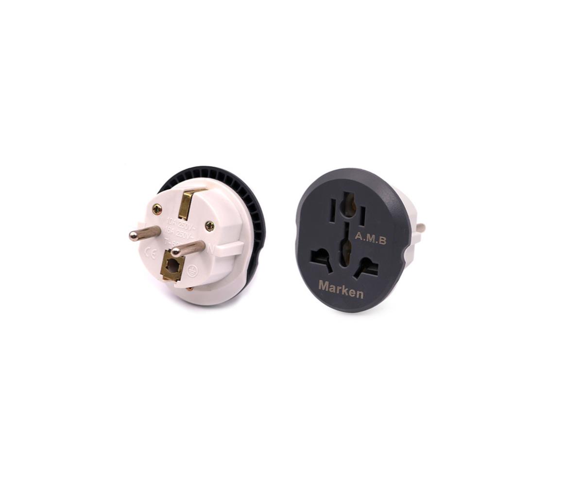 Electric Plug Adapter - UK - EU - 16A Marken