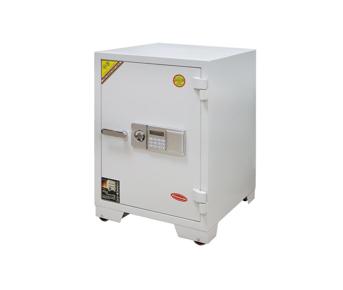 Safe Box - Electronic key - Fire Resist - 770x520x520mm - 150 kg - White