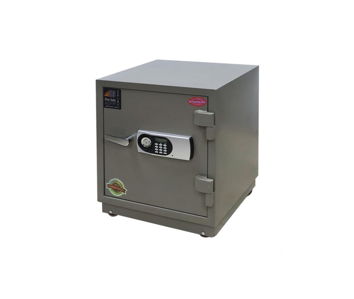 Safe Box - Electronic key - Fire Resist - 620x500x470mm - 97 kg - Brown