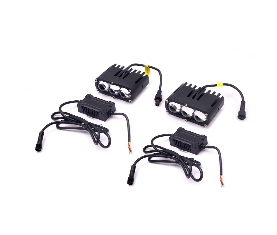 Motorcycle Lighting - Laser Headlight - 60W - 3x LED