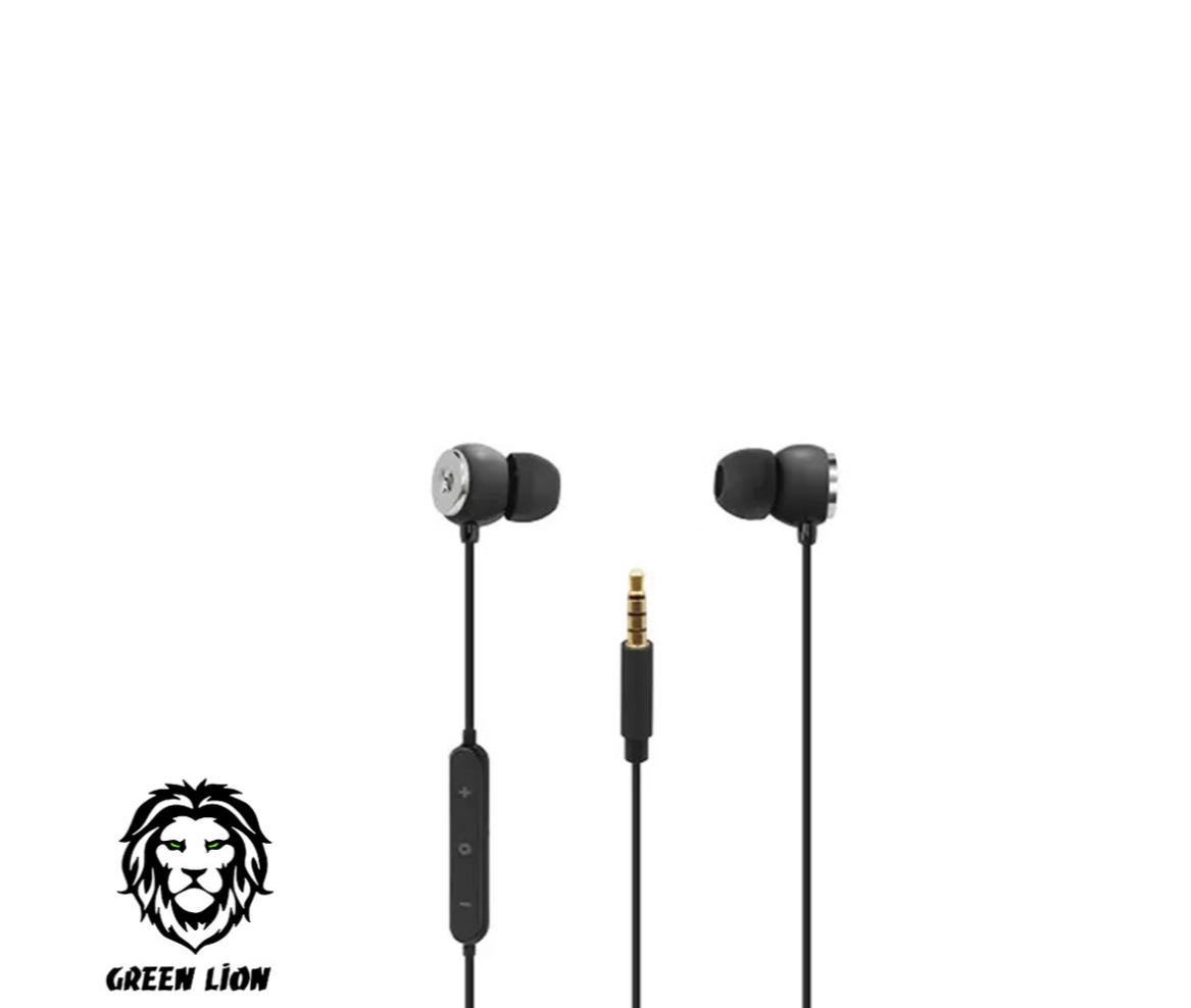 Earphone - Wired AUX Male Stereo - Green Lion X90