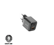 Mobile Charger 20W EU Ultra Compact Green Lion