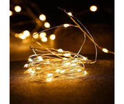 LED Copper Wire - USB - 100x LED - Warm White - 10M