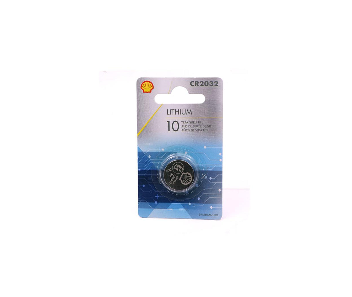 Shell Lithium Coin Battery CR2032 3V 225mAh