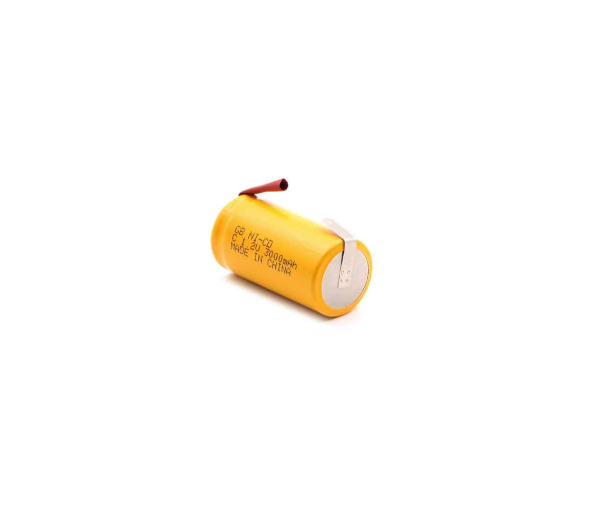 GB C Ni-Cd Rechargeable Battery 1.2V Solder Tag