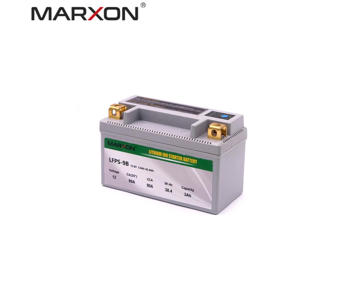 Motorcycle Battery - LFPS-9B Marxon - 12.8V 3.0Ah
