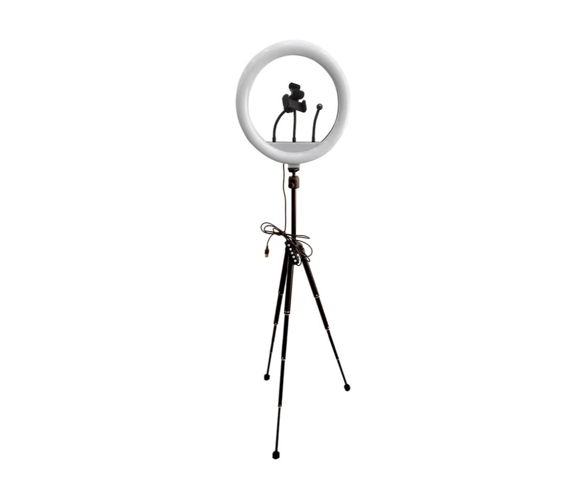 Photo Ring Light 33cm 10W Mobile Clip RGB