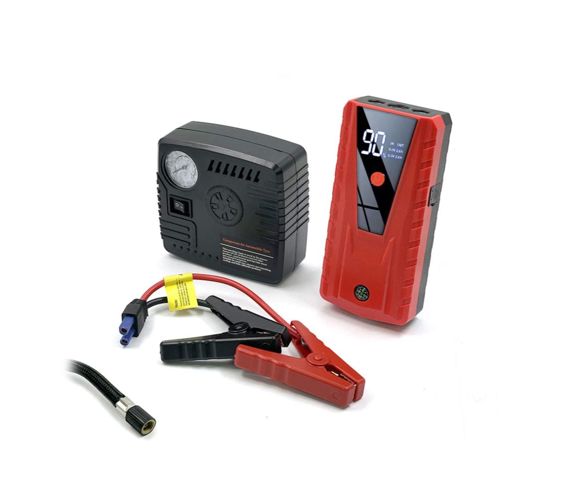 Portable Jump Starter Air Compressor 99800mAh