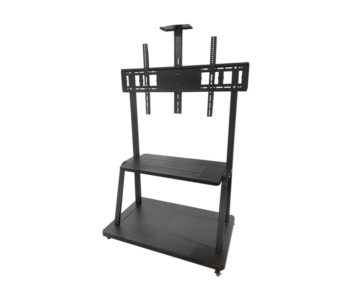 Bracket LCD - Floor Stand+Metal shelf - 60"~120" - 125 kg