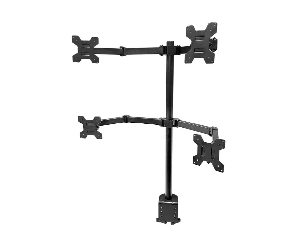 Bracket LCD - Beside Clip - Swivel Quatro Arm - 10"~32"