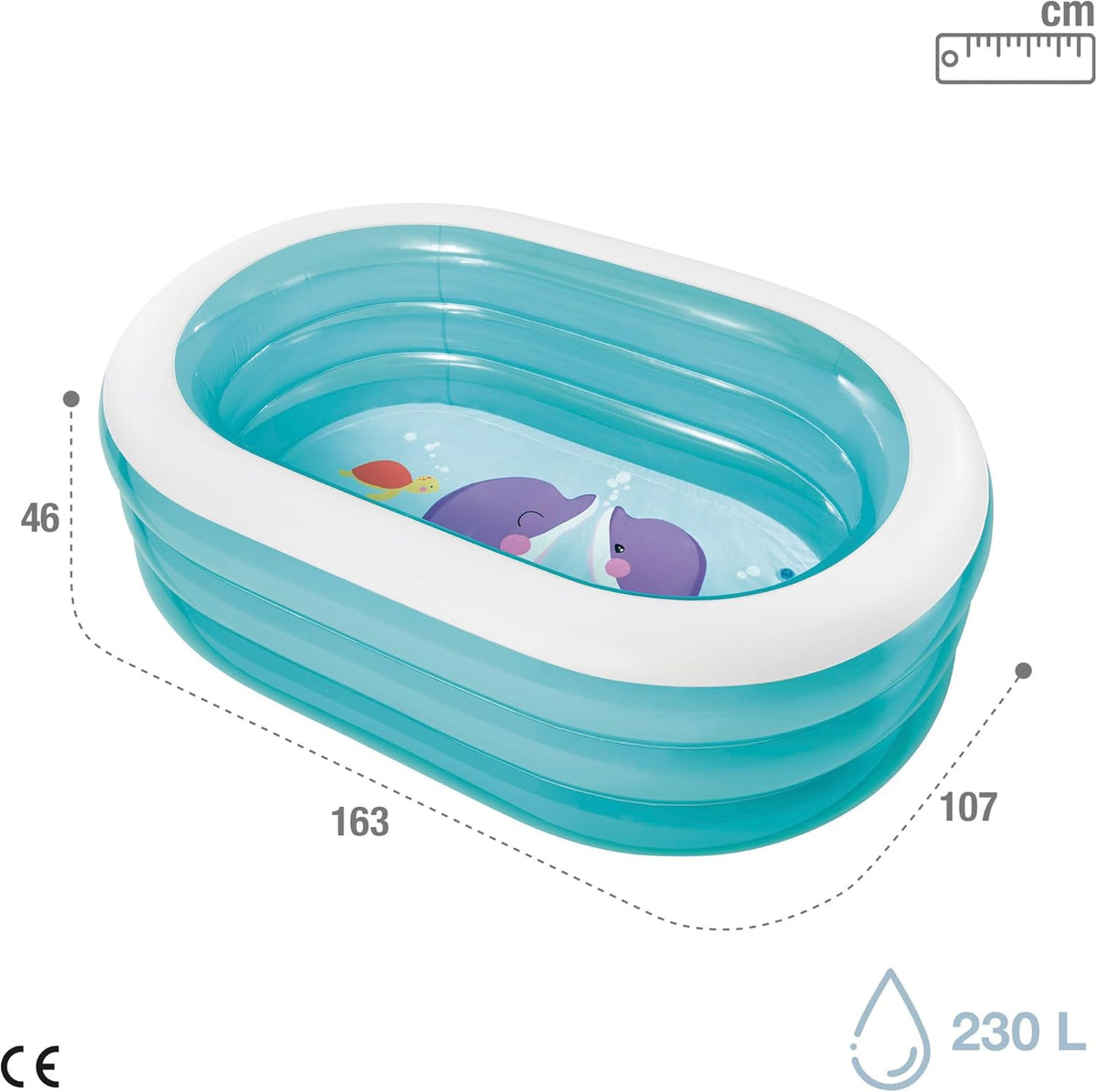 Oval Whale Fun Pool Kids Inflatables Oval Whale Fun Pool Oval Whale Fun Pool Intex