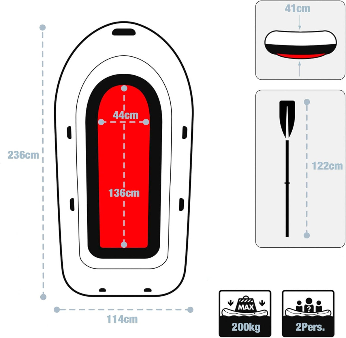 Challenger™ 2 Boat Set 236 x 114 x 41cm kayak & Rafts Challenger™ 2 Boat Set 236 x 114 x 41cm Challenger™ 2 Boat Set 236 x 114 x 41cm Intex