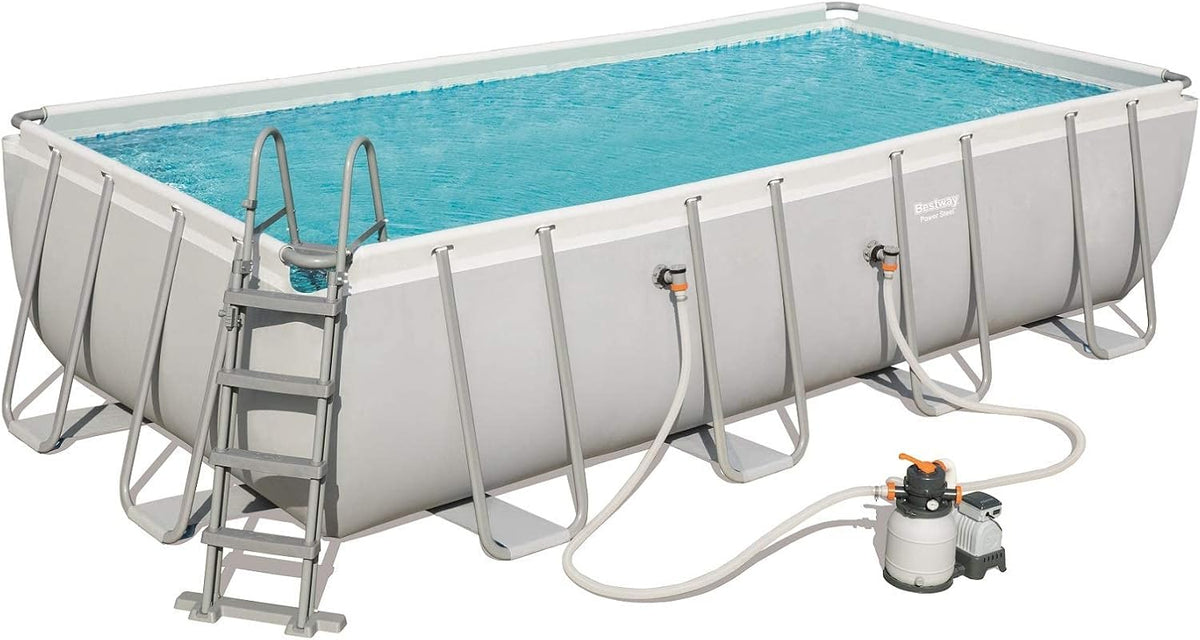 Power Steel Rectangular Pool Set 549x274x122cm home pool Power Steel Rectangular Pool Set 549x274x122cm Power Steel Rectangular Pool Set 549x274x122cm Bestway