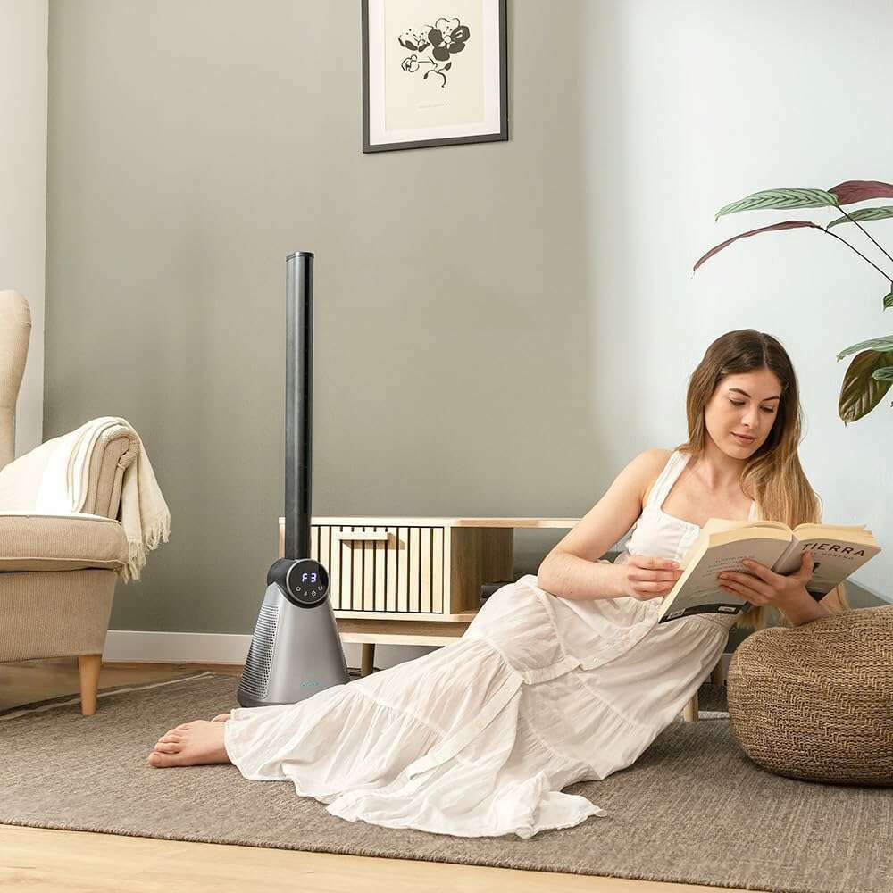 Bladeless Fan, LED, 50W 9890 -  Remote, Oscillation tower fan Bladeless Fan, LED, 50W 9890 -  Remote, Oscillation Bladeless Fan, LED, 50W 9890 -  Remote, Oscillation Cecotec