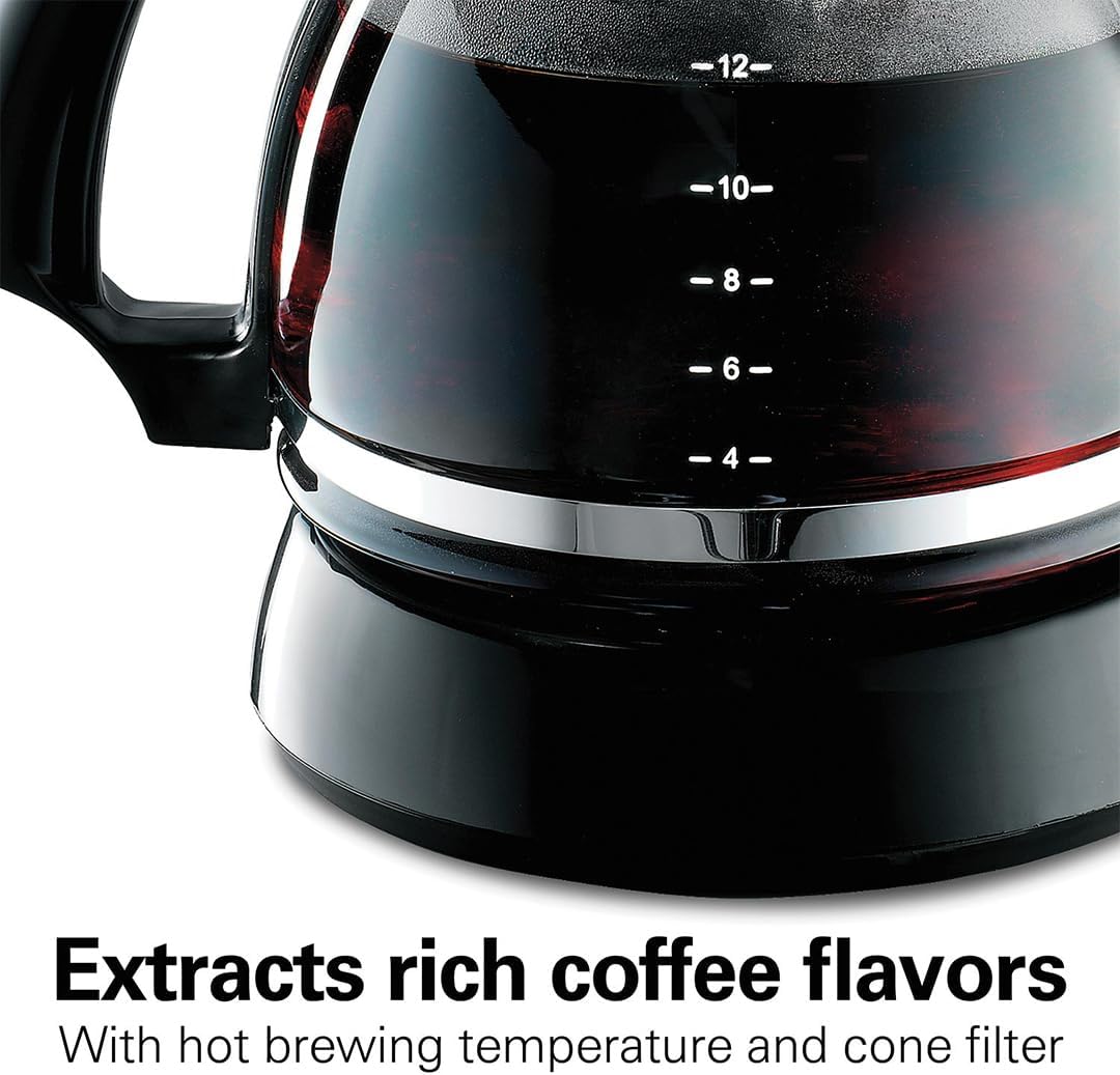 Black Coffee Maker 12 Cup Coffee machine Black Coffee Maker 12 Cup Black Coffee Maker 12 Cup Hamilton Beach