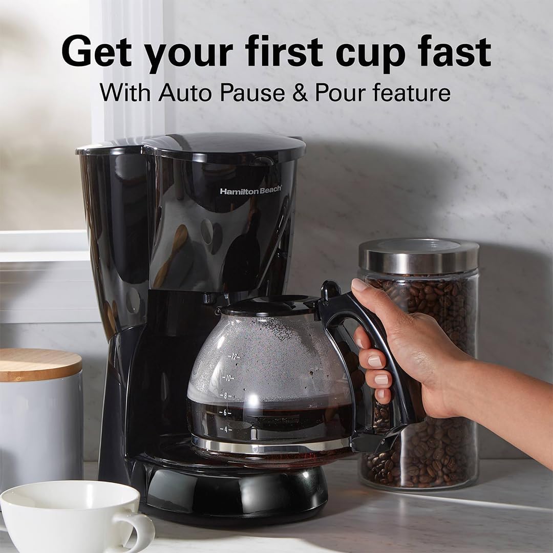 Black Coffee Maker 12 Cup Coffee machine Black Coffee Maker 12 Cup Black Coffee Maker 12 Cup Hamilton Beach