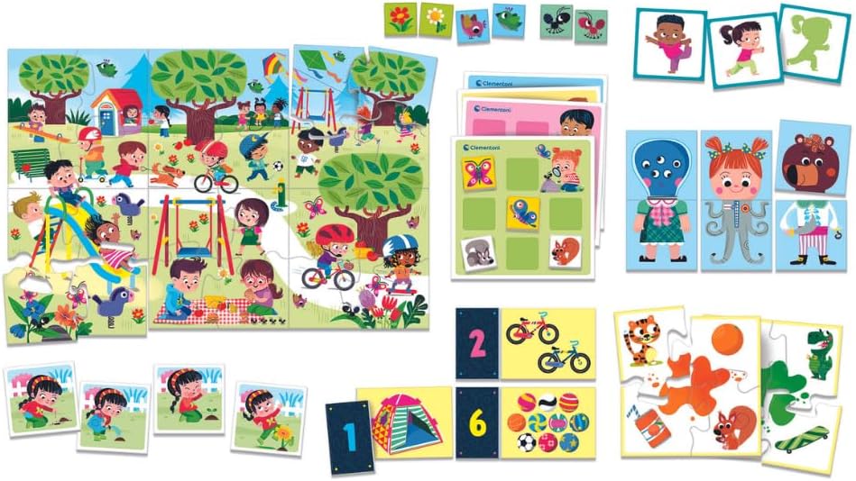 Montessori - 8 Games in 1 Montessori, Letter & Numbers Montessori - 8 Games in 1 Montessori - 8 Games in 1 CLEMENTONI