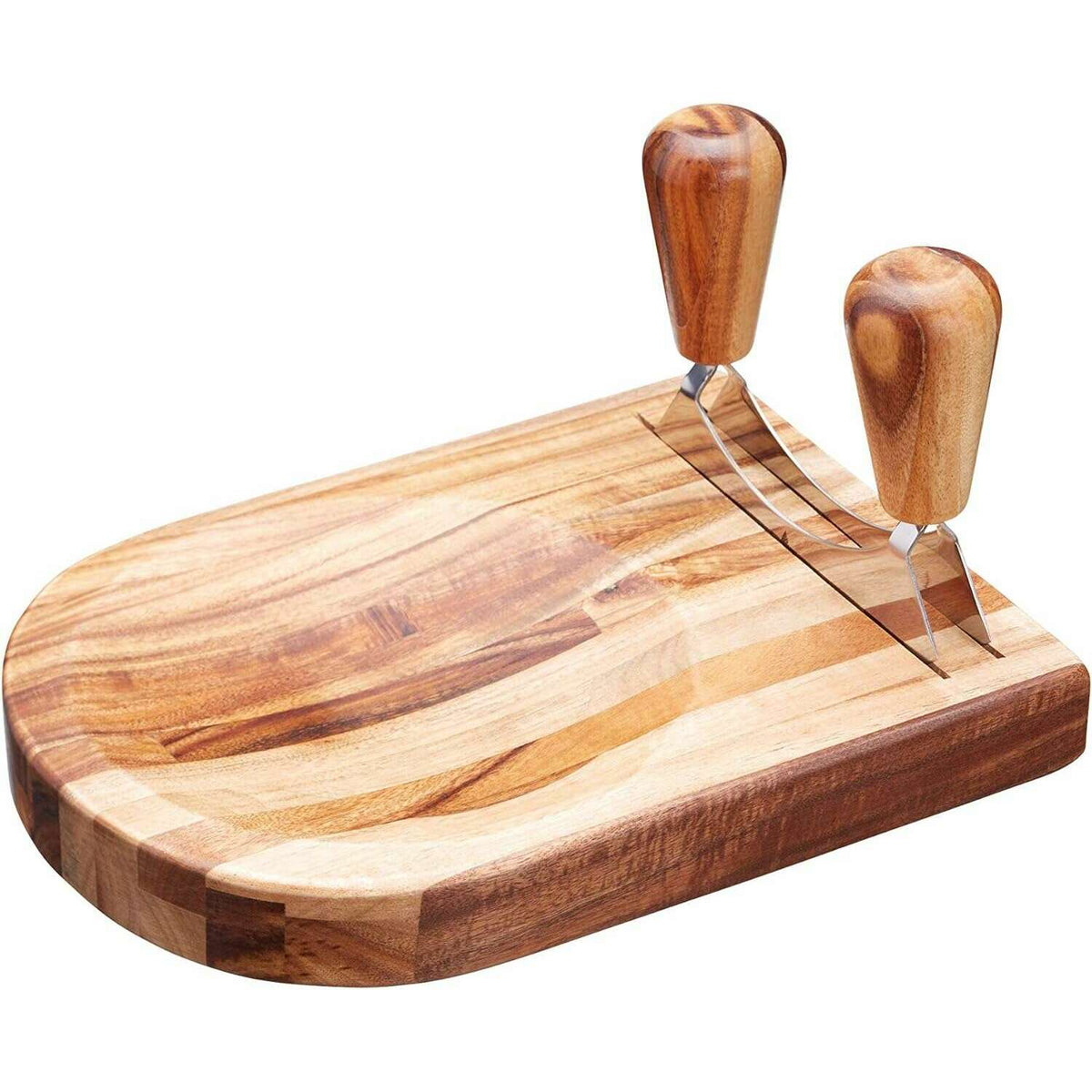 Natural Elements Acacia Wood Hachoir Set Hachoir Set Serving Trays Natural Elements Acacia Wood Hachoir Set Hachoir Set Natural Elements Acacia Wood Hachoir Set Hachoir Set KitchenCraft