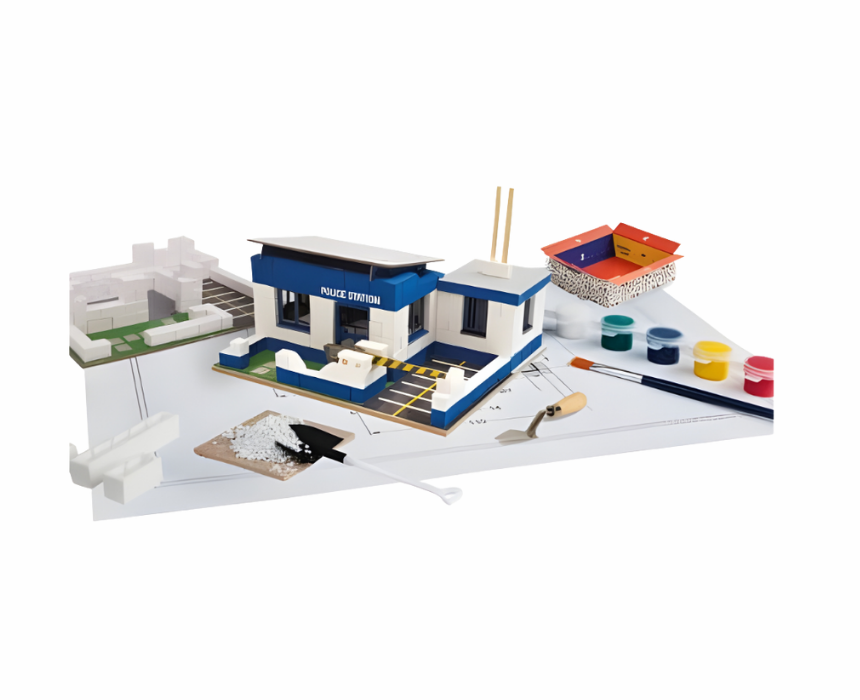Bildits Police Station Construction Kit