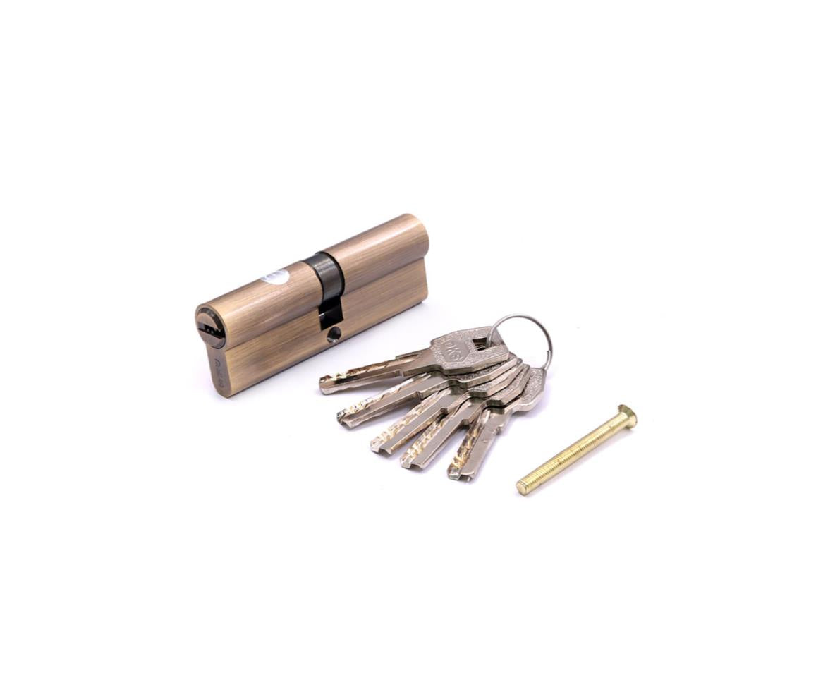 Door Lock Cylinder 90mm Brown